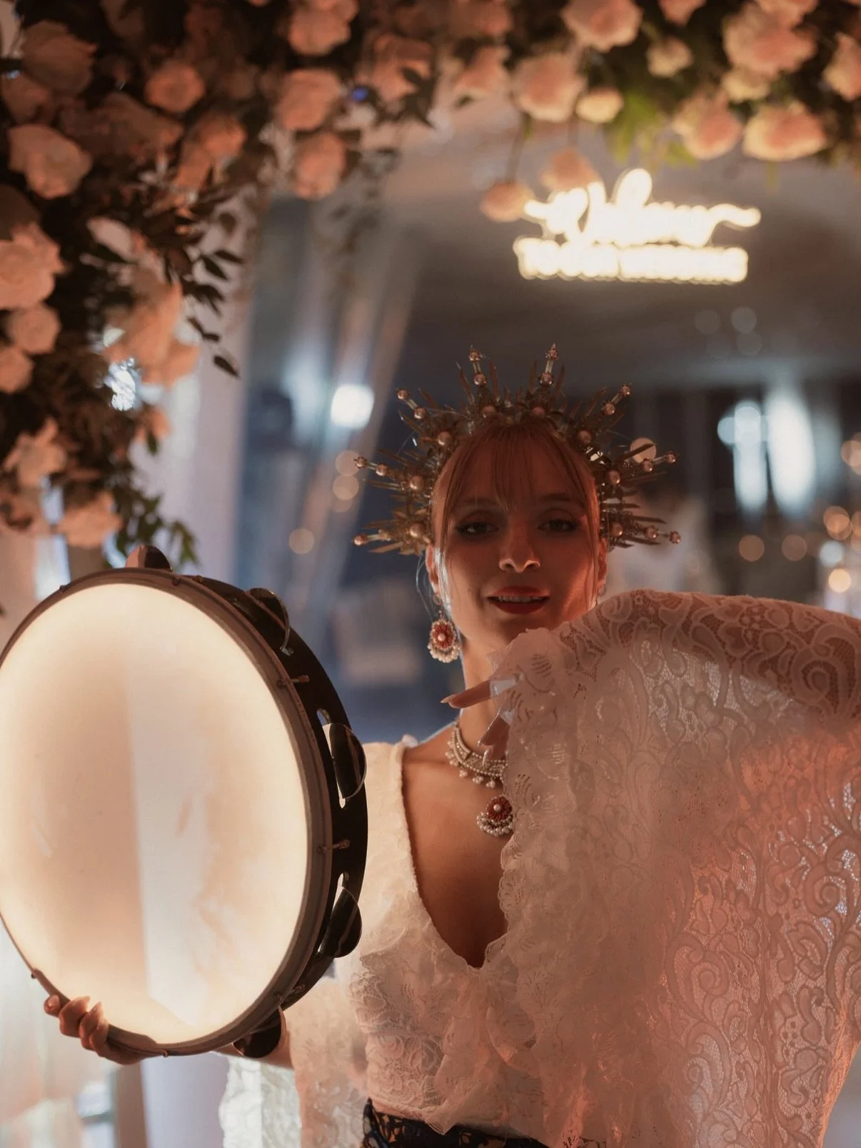 An evening wrapped in soft light and timeless elegance.
White florals, gentle candles, and a love that unfolded slowly &mdash;
intimately, beautifully, unmistakably theirs.

Every detail was designed to feel effortless,
yet remembered forever.

Disco