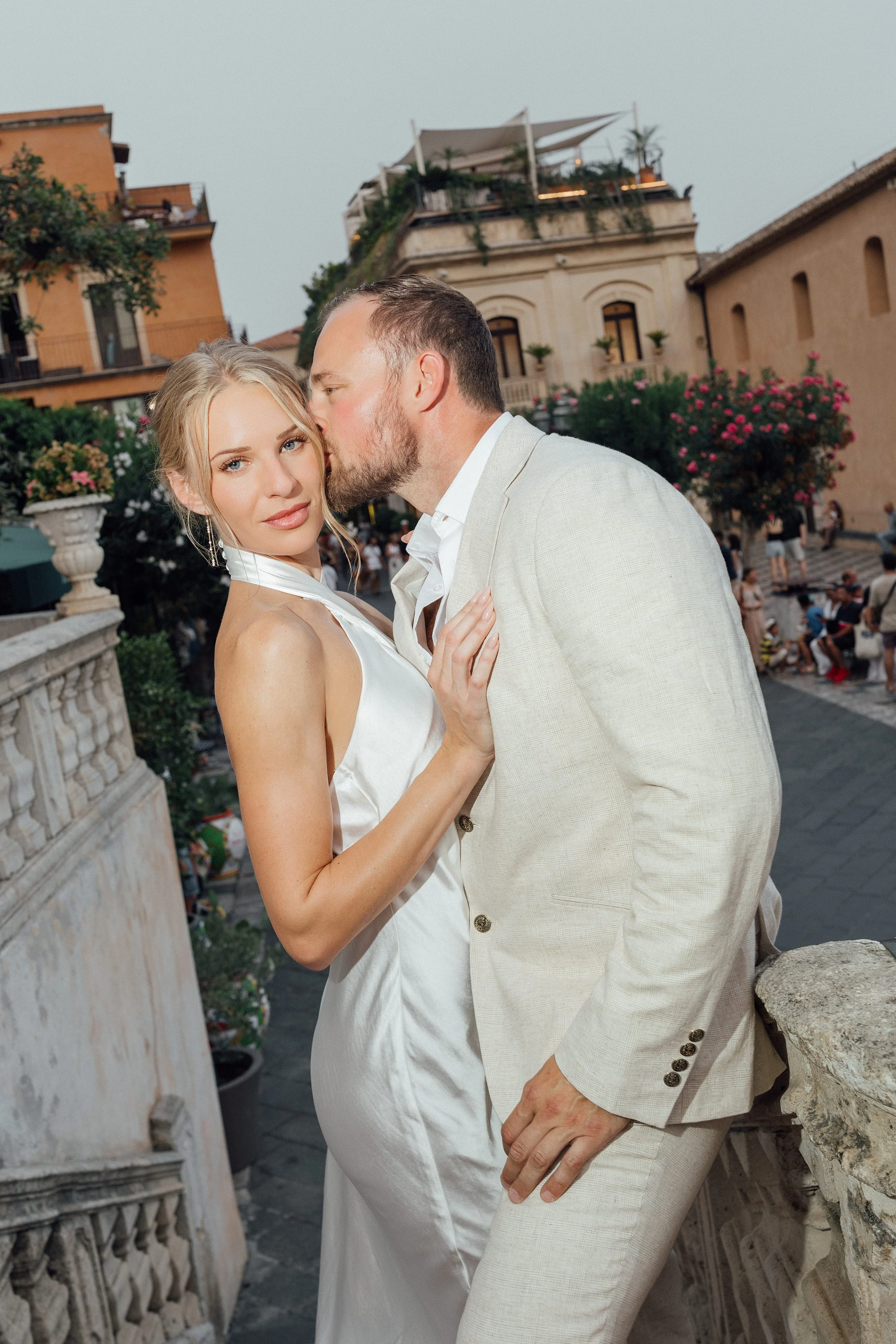 A Love Story in Taormina: Alizée &amp; Dylan’s Save the Date in Sicily