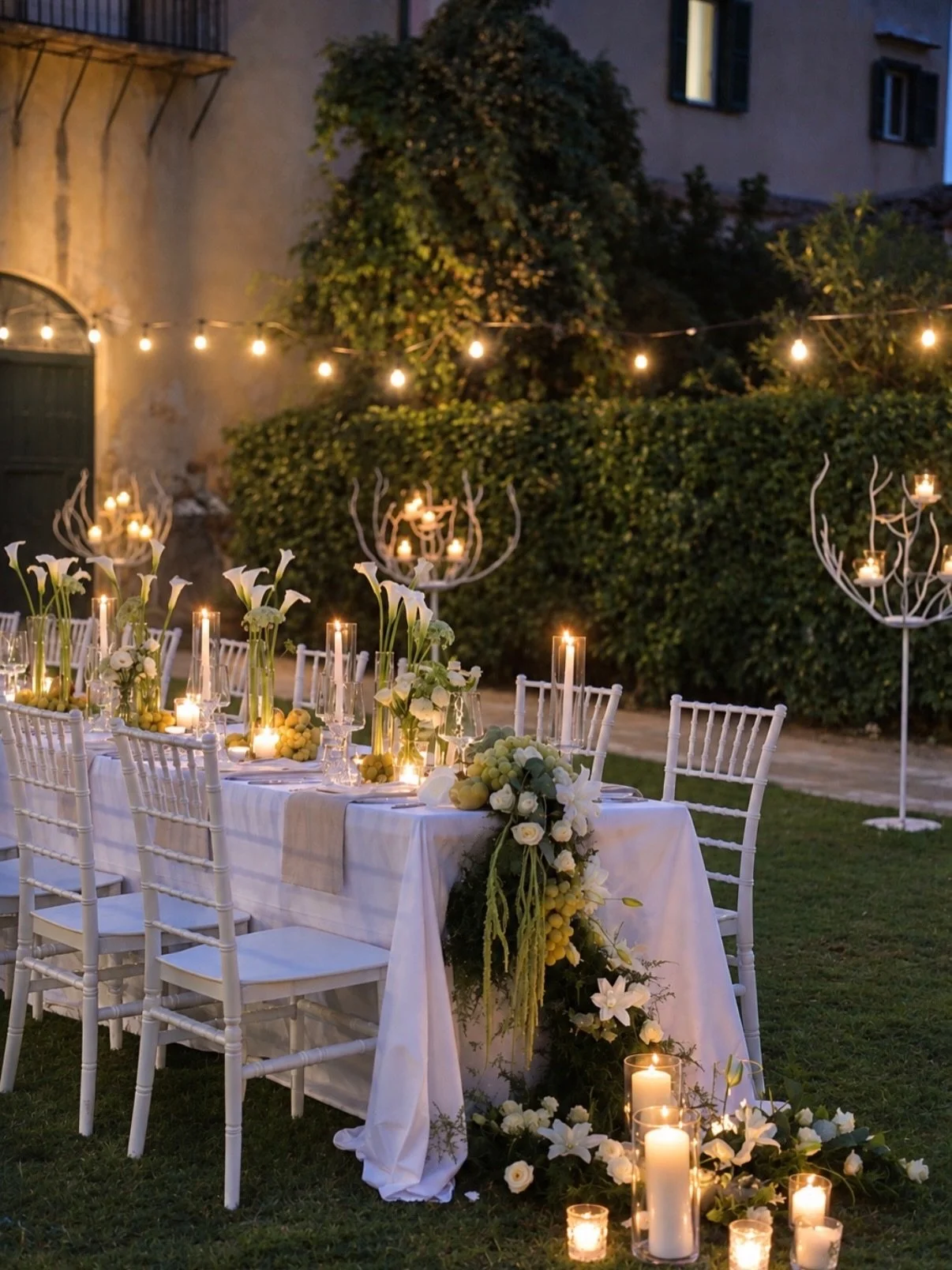 A candlelit love story in Palermo. ✨

An intimate atmosphere, delicate white florals, and the warm glow of candlelight.

For Victoria &amp; Andr&eacute;s, every detail was thoughtfully designed to create a celebration where timeless elegance meets th