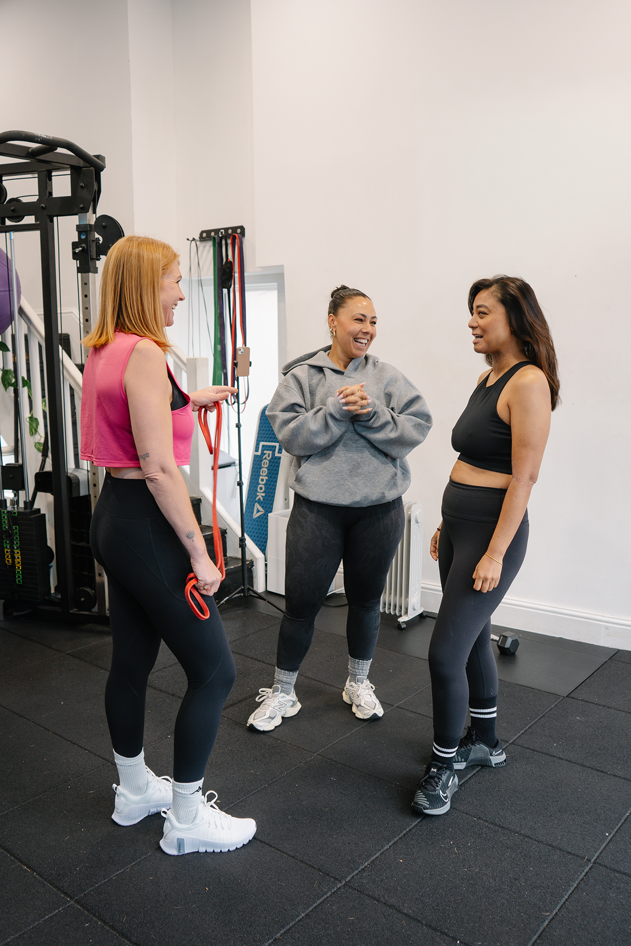 1:2 personal training with Ruby Tuttlebee, supporting clients training together with a buddy