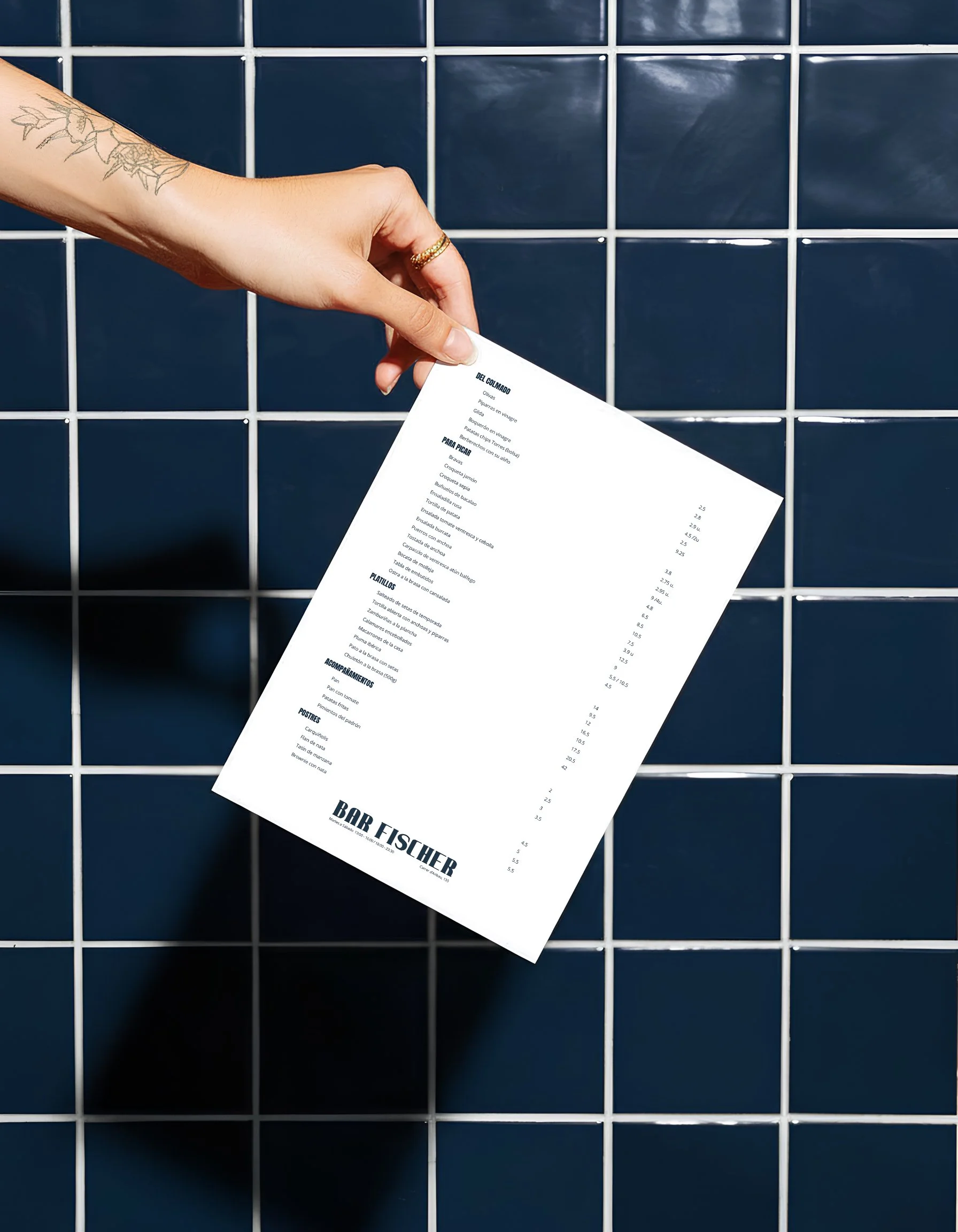 Diseño gráfico; Bar Fischer