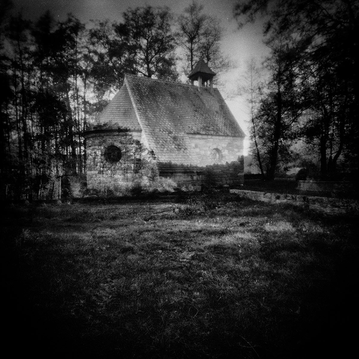 The old Chapel, 2020 · Photography – analog (Pinhole Camera)