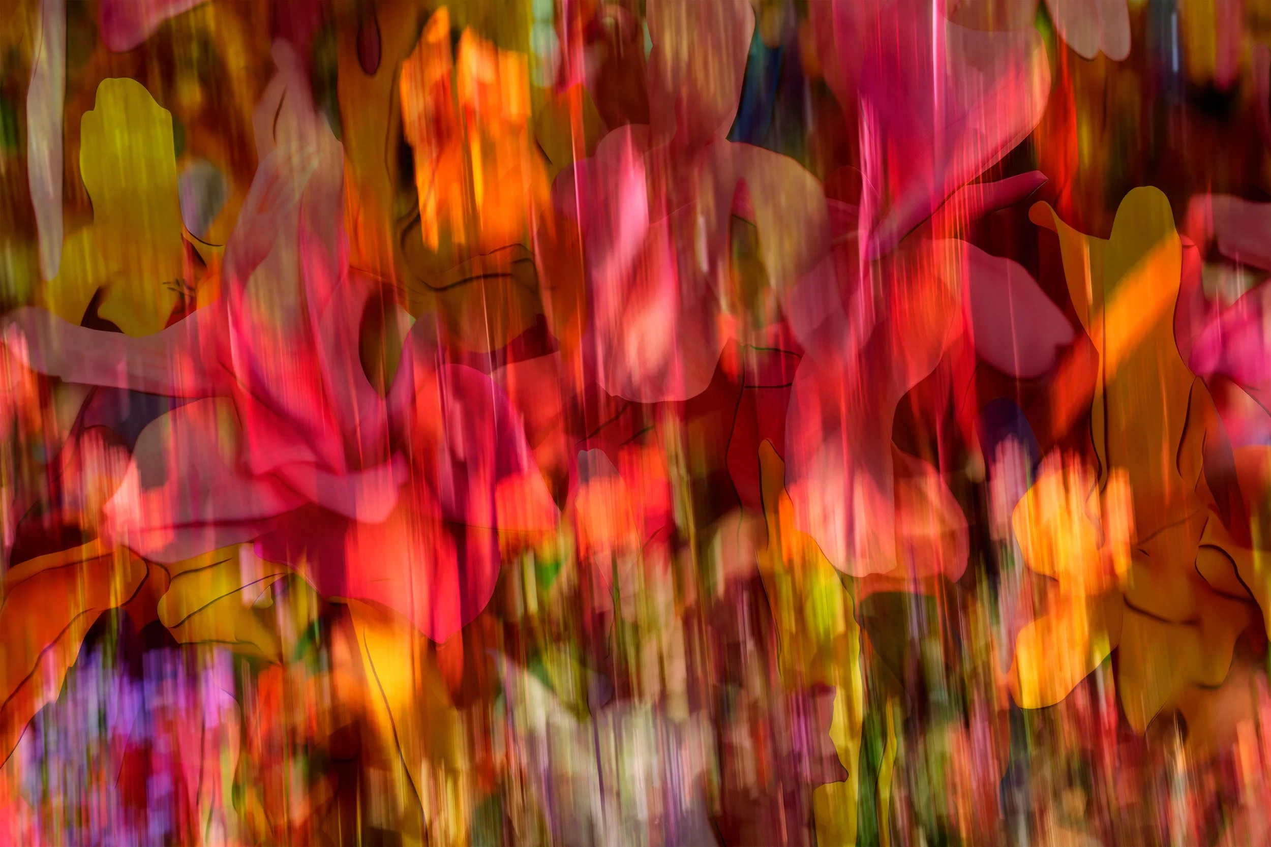 Colorful Flowers, 2023 · Photography // AI Art – digital