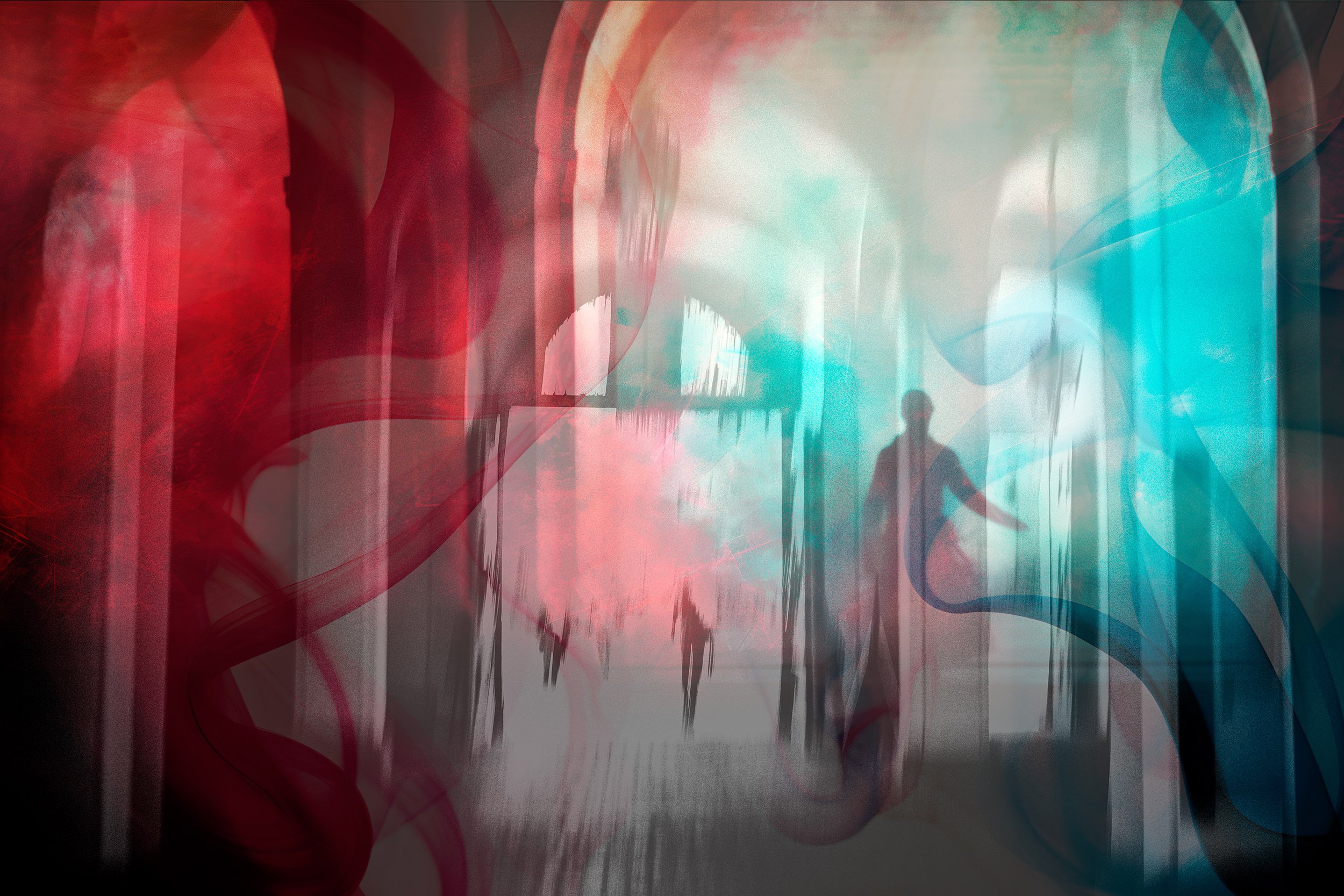 Into the Light, 2023 · Photography // AI Art – digital