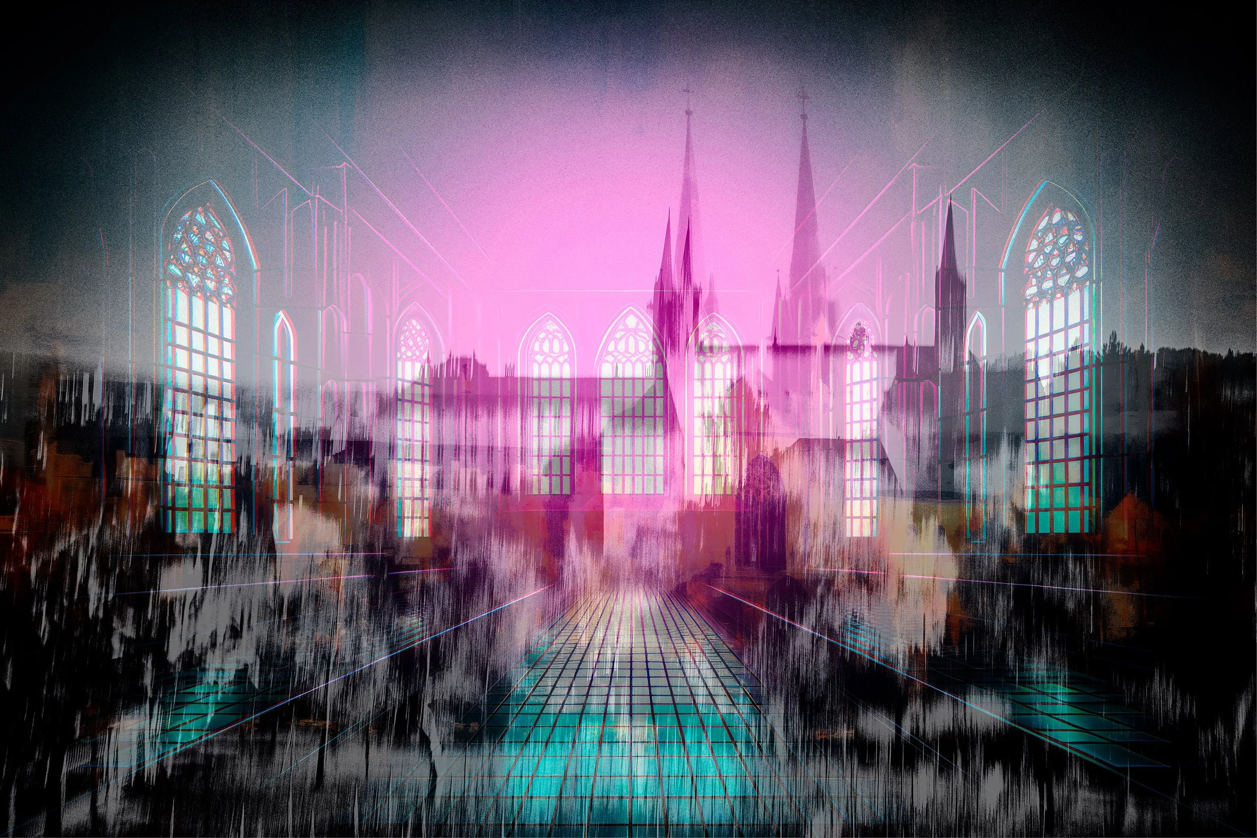 The Cathedral, 2023 · Photography // AI Art – digital