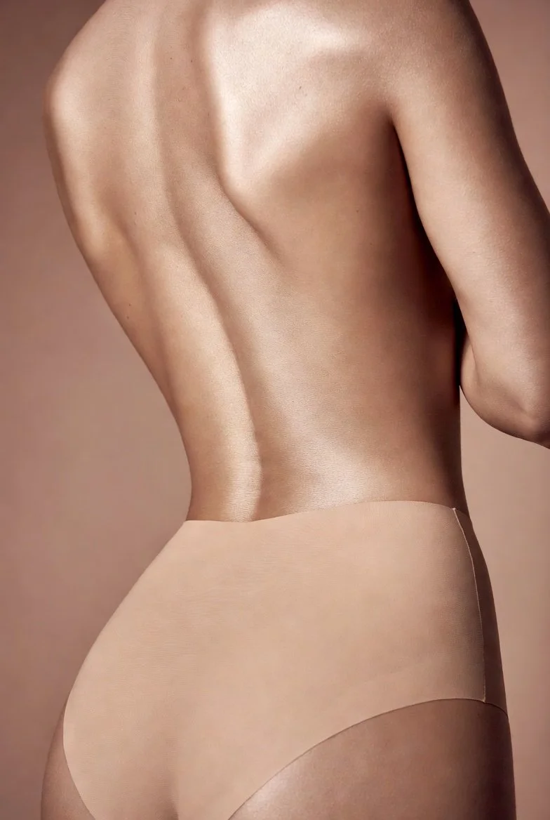 Illustration épilation laser — dos et fesses