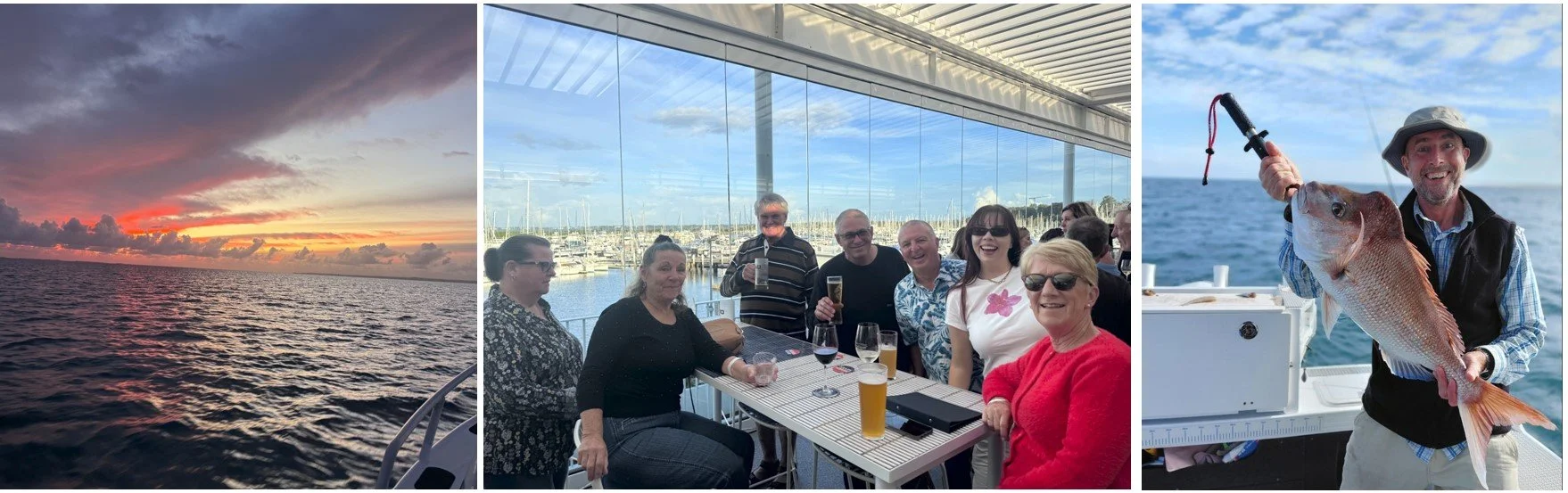 QLD Weather scores 1 point, MBFG beer and fishing wins with a score of 2 points