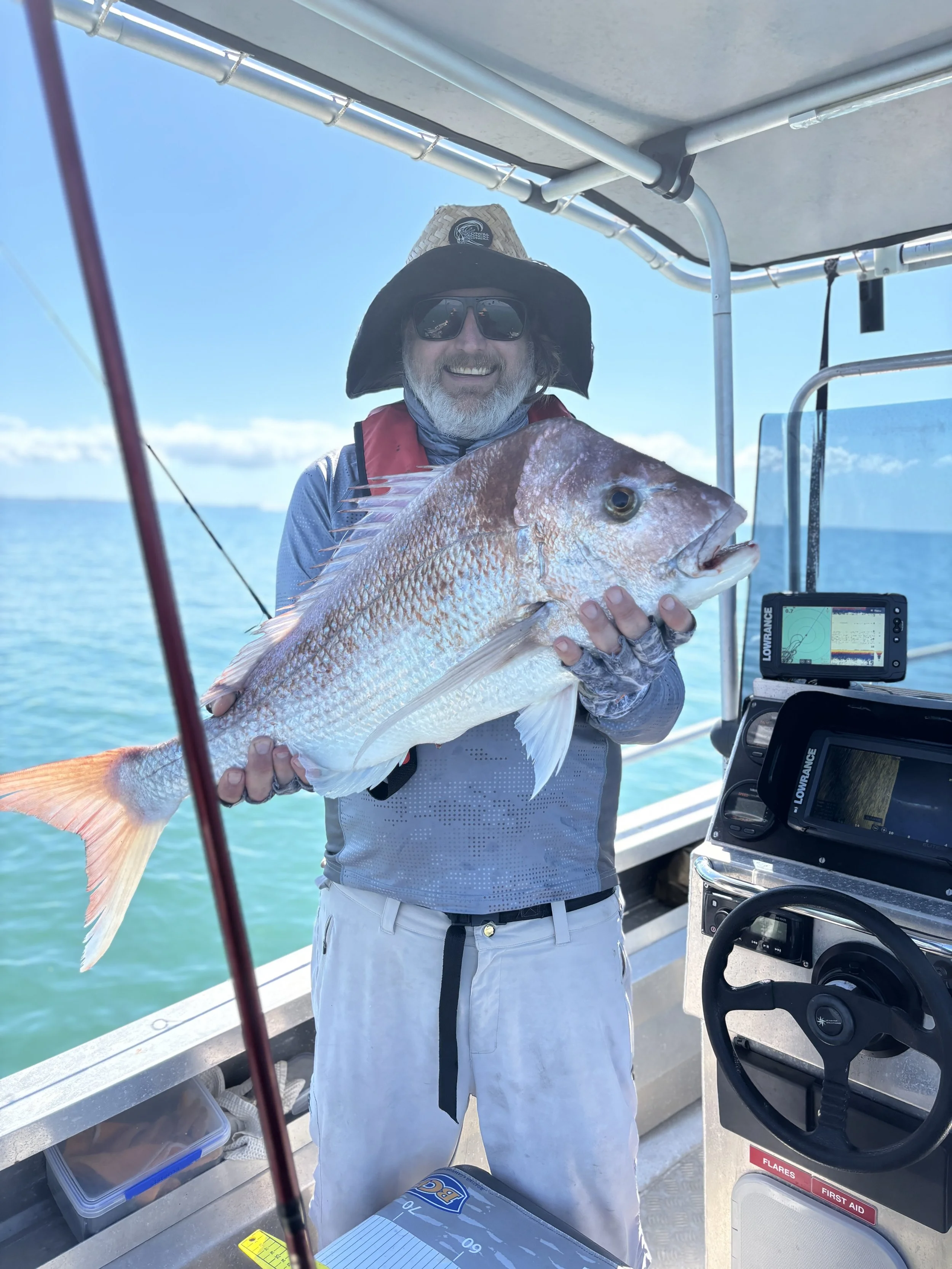 Conrad
Competitions

Hi — I love being on and in the water. These days I mostly fish Moreton Bay with my son from our Frewza 16ft centre console. I started out as a mackerel specialist, but with plenty of help from the group I’ve learnt to target man
