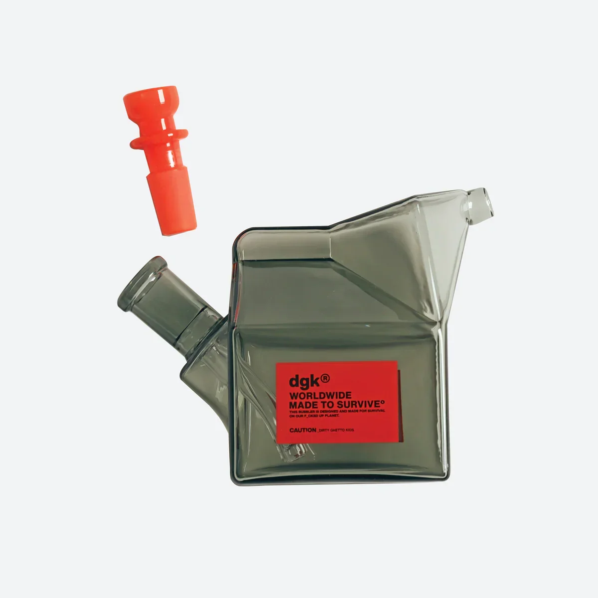 Der Milk Carton Bubbler aus der Kollaboration GRAV X DGK im Studioshot.