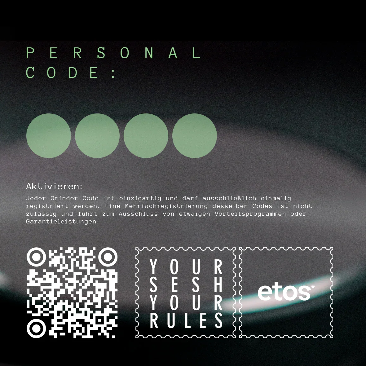 FLOW Grinder Edelstahl – mit lebenslanger garantie