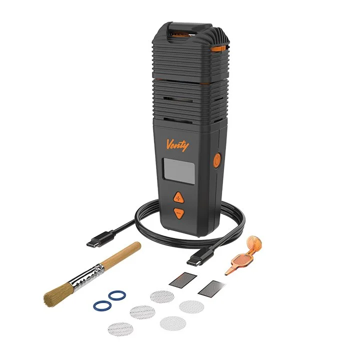 Storz & Bickel Venty Vaporizer Set mit Reinigungszubehör, hochwertiger Kräuter-Verdampfer