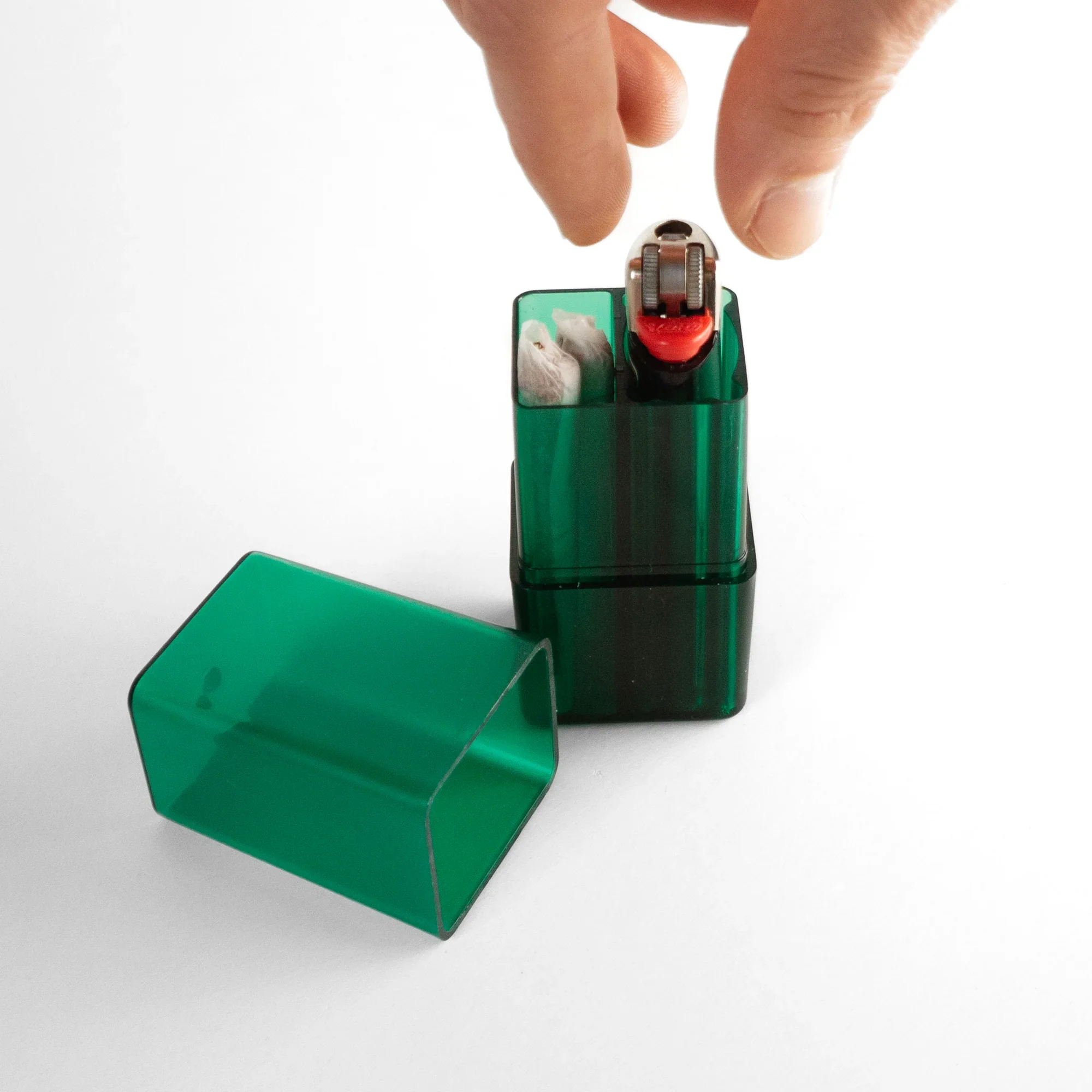 Grüne OG HauteBox von Charlotte Welch – sichere Cannabis Storage Box für Joints und Zubehör