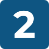 Number 2 in a white font on a blue background