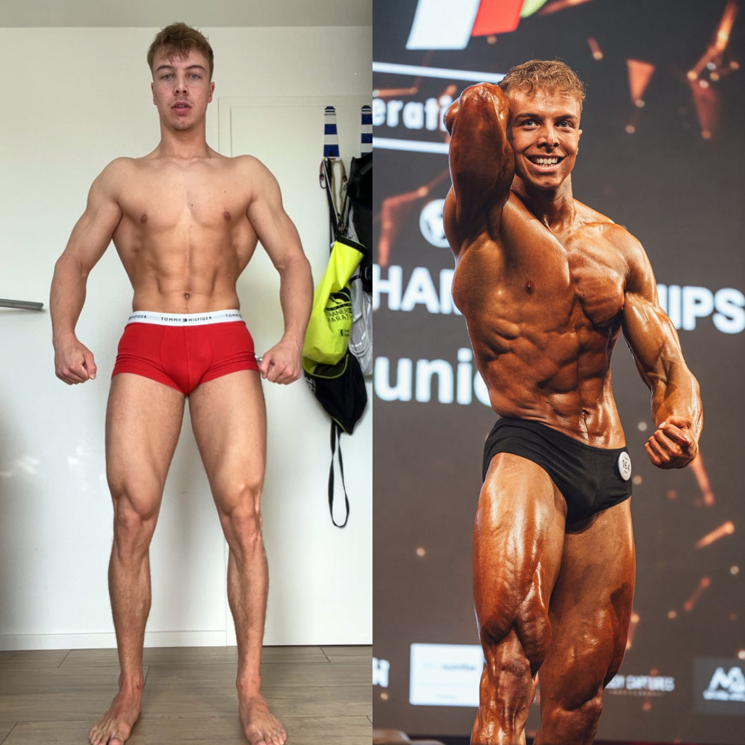 Natural Bodybuilding Transformation, vom Lifestyle Bodybuilder zu einem erfolgreichen Wettkampfathleten