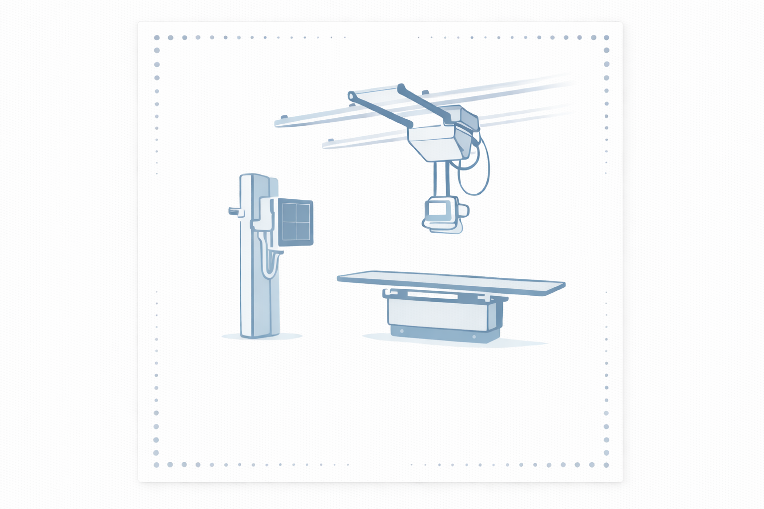 x-ray room, dxr system, medical device digital radiography