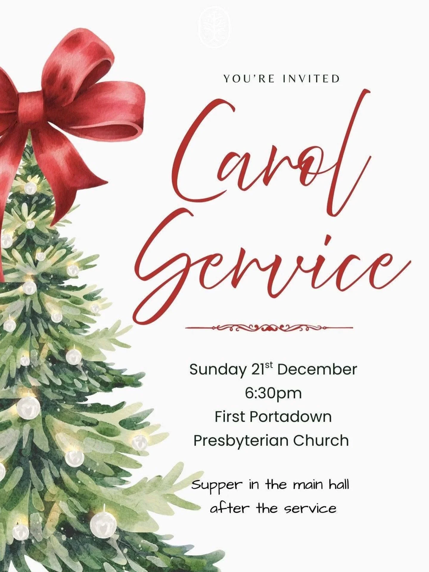 It&rsquo;s tomorrow!!!! Who&rsquo;s coming to our Carol Service?

We have an amazing programme planned for our Carol Service and we can&rsquo;t wait to worship together as a church family.

You are so welcome to come along and join us! 

Service star