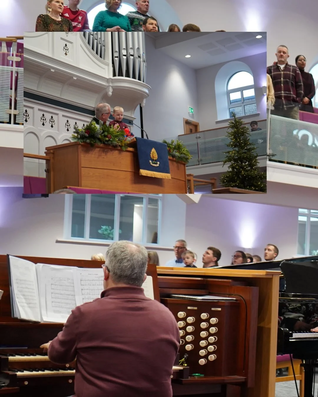 On Christmas morning we gathered together to celebrate the birth of Jesus