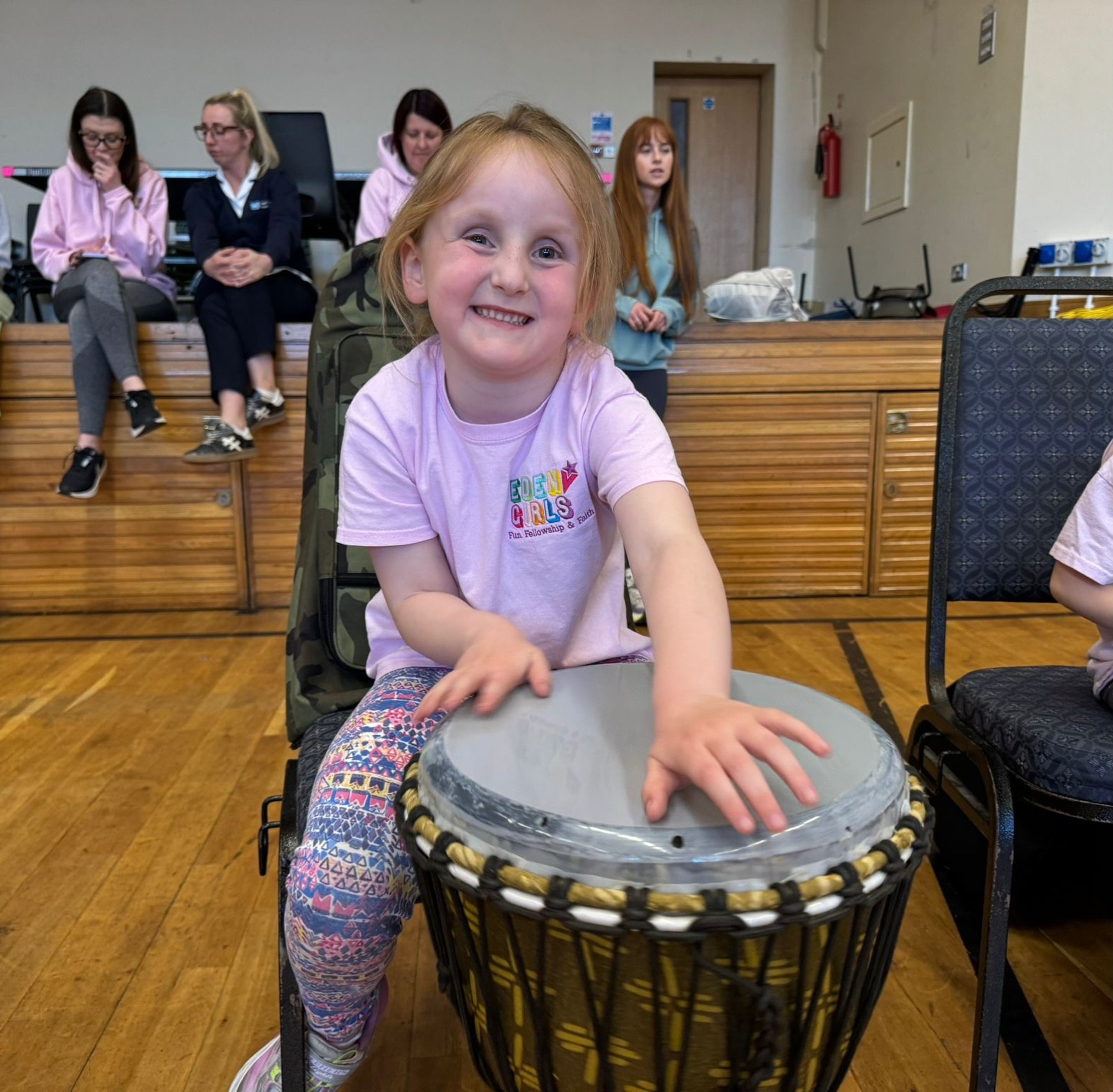 Eden Girls have had a busy couple of months with an Easter craft night and an evening with Joe from The Gathering drum, plus we had family members last week doing butterfly art with the girls! 

Tomorrow night is our final night of the season and we 