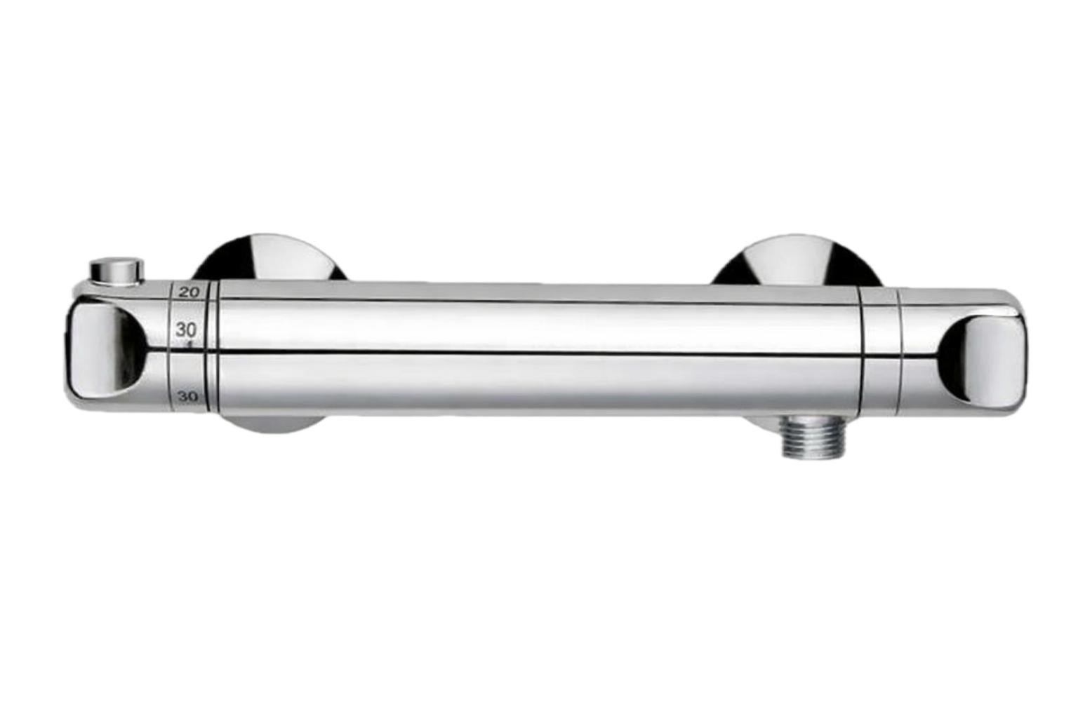 Aqualisa Midas bar valve shower in chrome finish