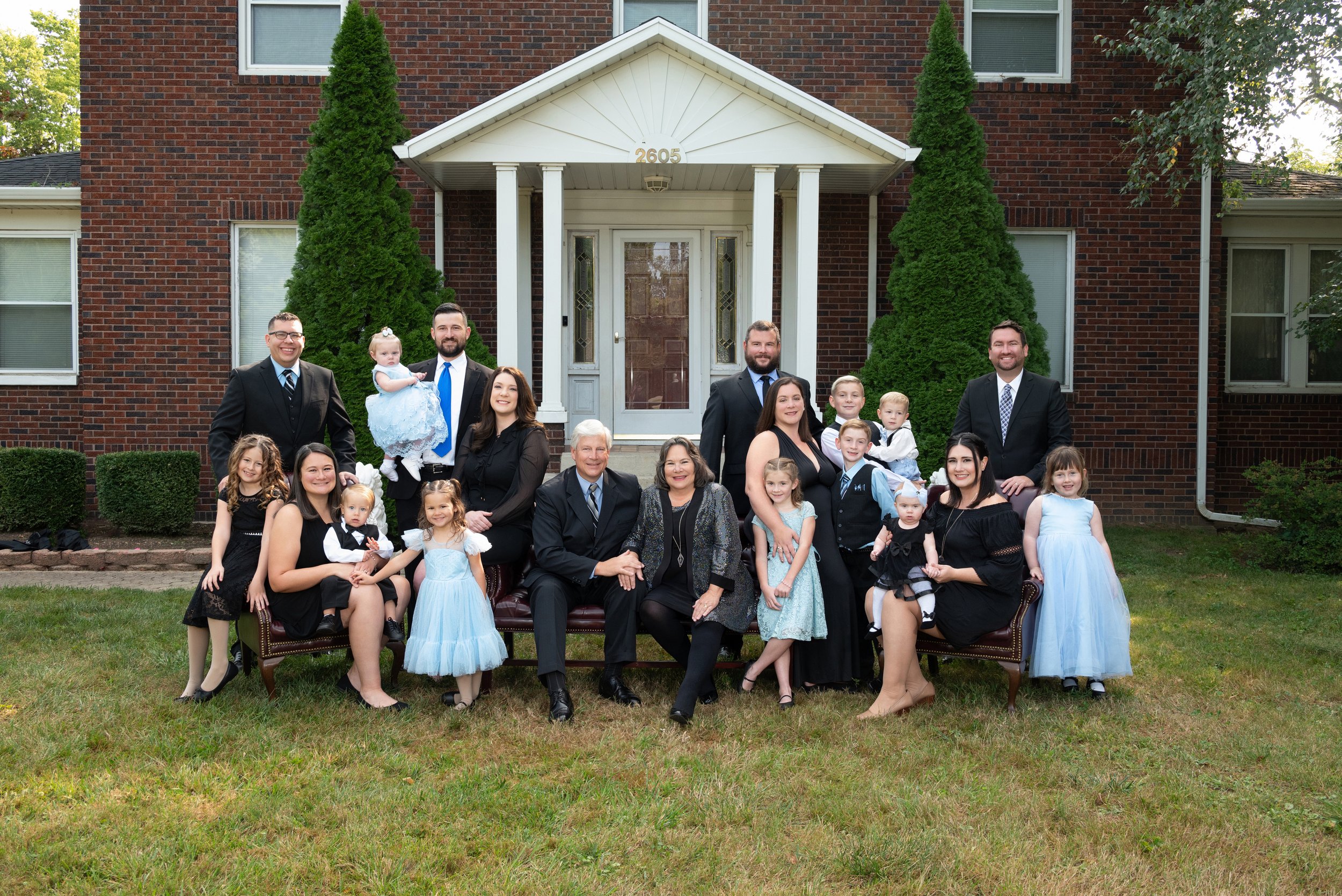 Katie's clients, Willamowski family at home