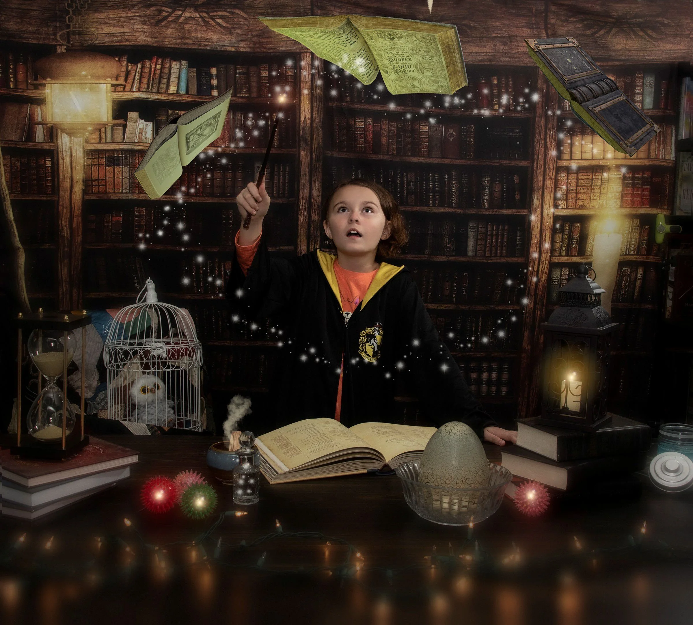 wizard school magical portrait