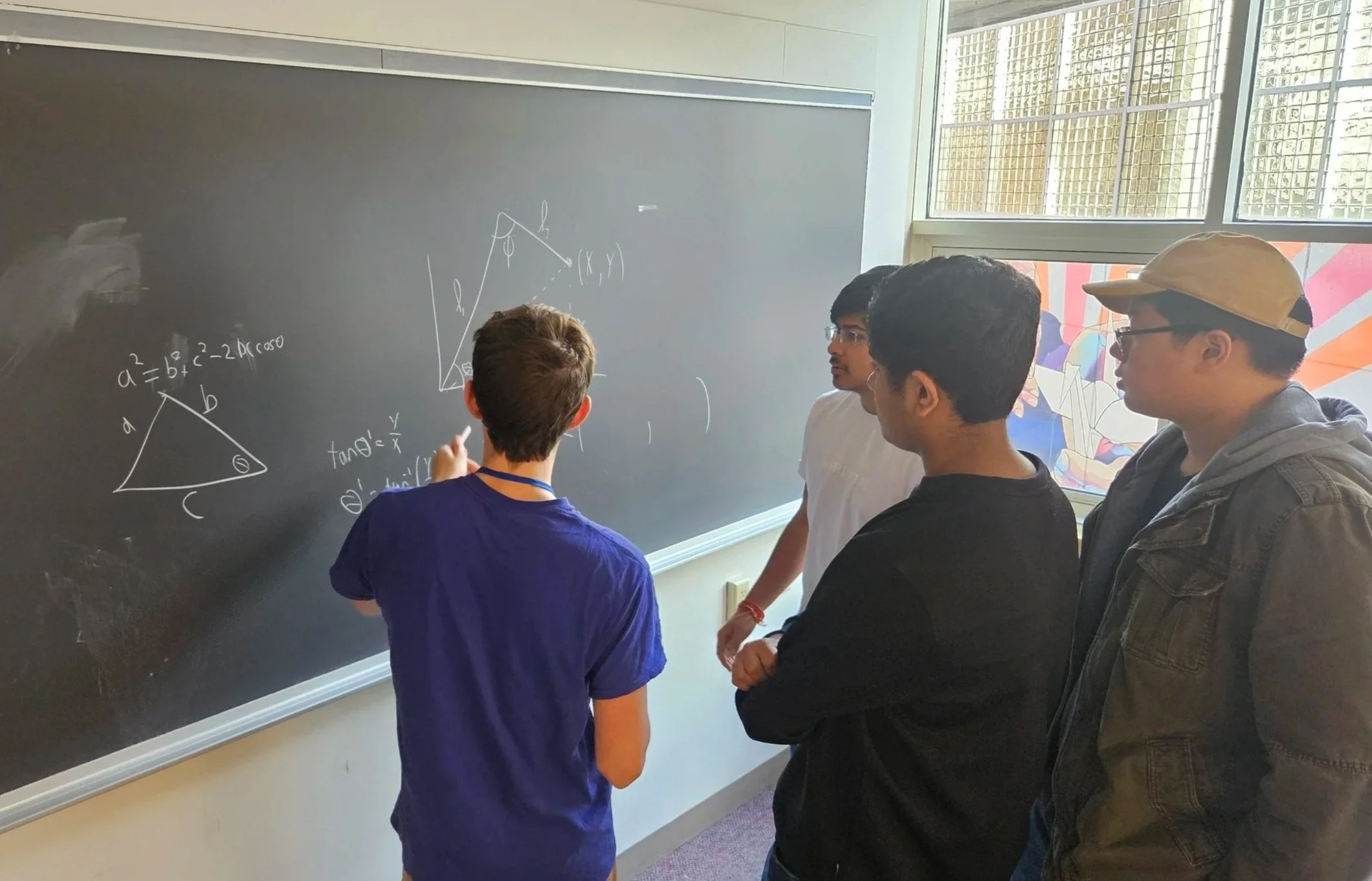 Tutoring students at SPLASH