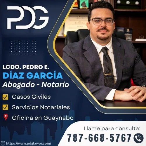 &iquest;Necesita un abogado o notario? ⚖️

Ofrezco representaci&oacute;n legal y orientaci&oacute;n en casos civiles y servicios notariales, con atenci&oacute;n profesional y directa.

📞 Coordine su consulta al 787-668-5767.
📍 Guaynabo, PR

El cost