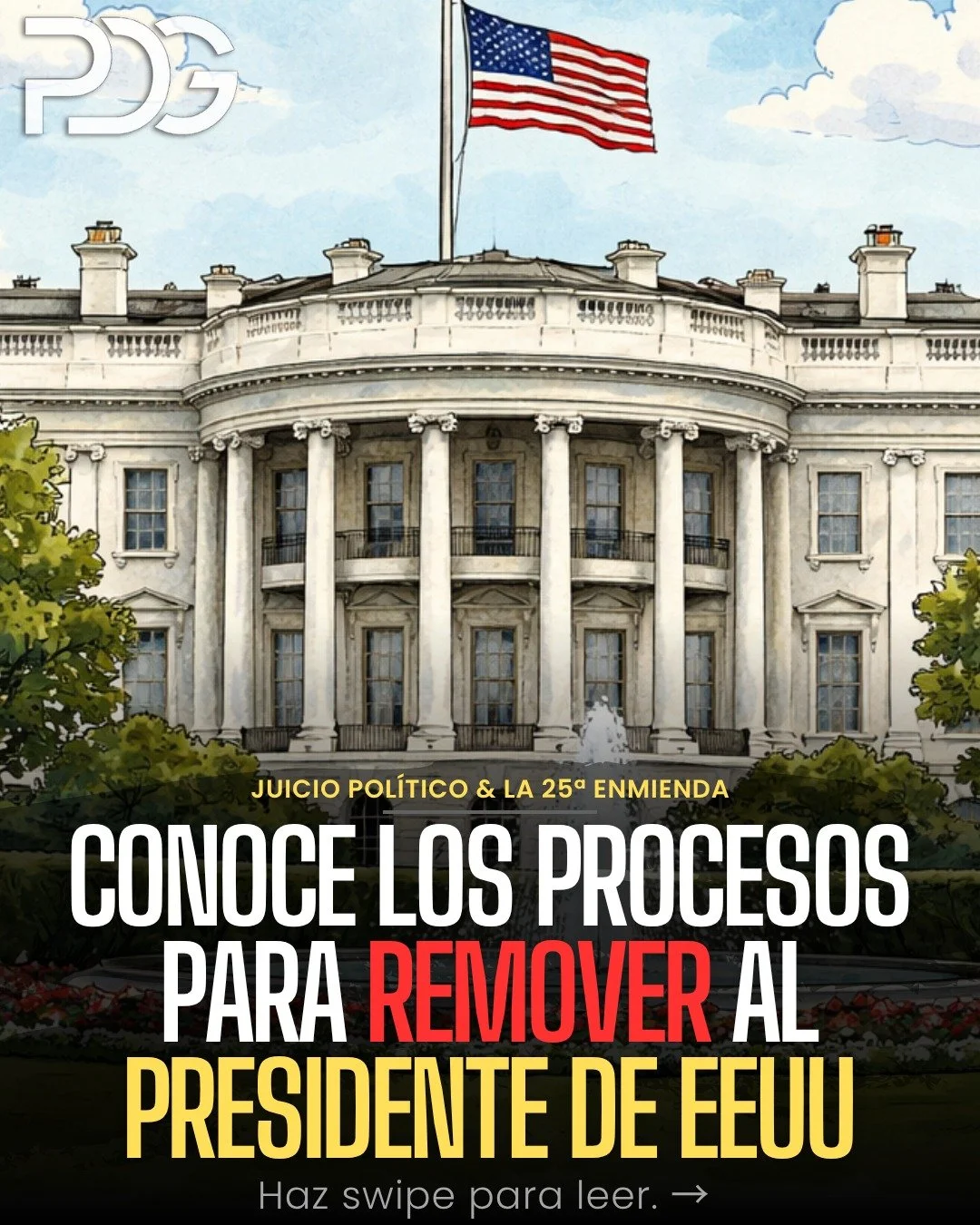 &iquest;Conoces los procesos formales para remover al Presidente? ⚖️

En este post te comparto informaci&oacute;n de ambos mecanismos: el juicio pol&iacute;tico (impeachment) y la Enmienda 25 📚

🔹 S&iacute;gueme para m&aacute;s contenido como este
