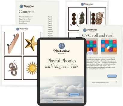 Playful Phonics with Magnetic Tiles