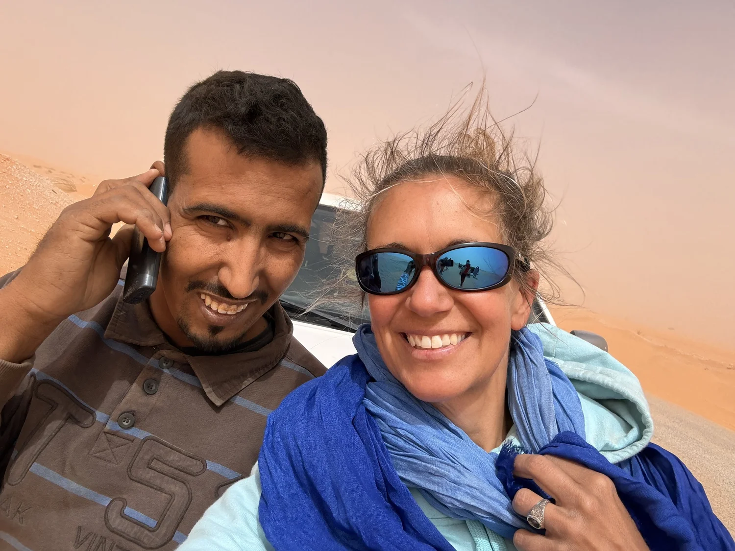 With one of our Mauritanian drivers