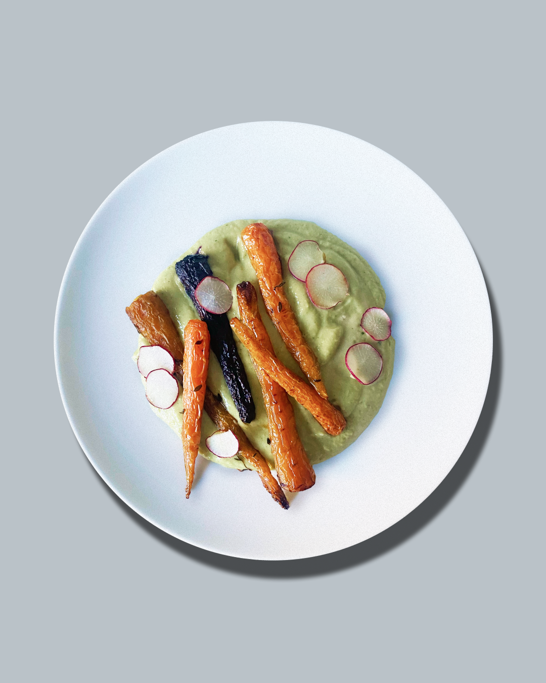 Roasted Roots &amp; Herb Houmous