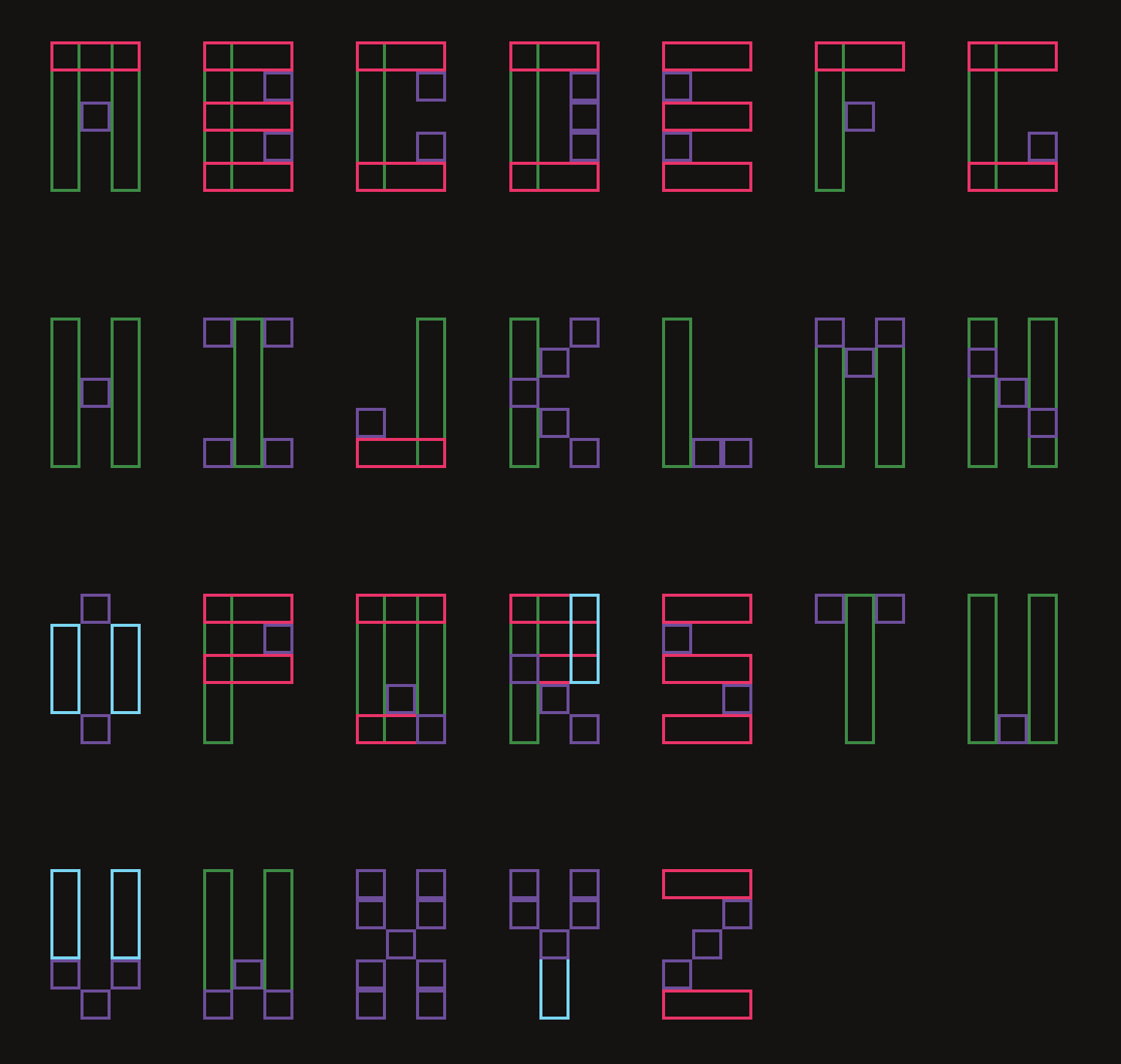 Interactive Typeface Design