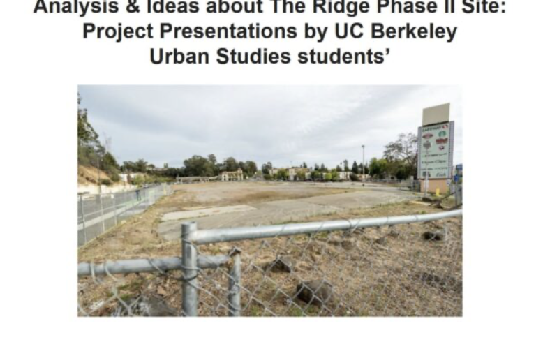 Recording of the Ridge Phase II Site