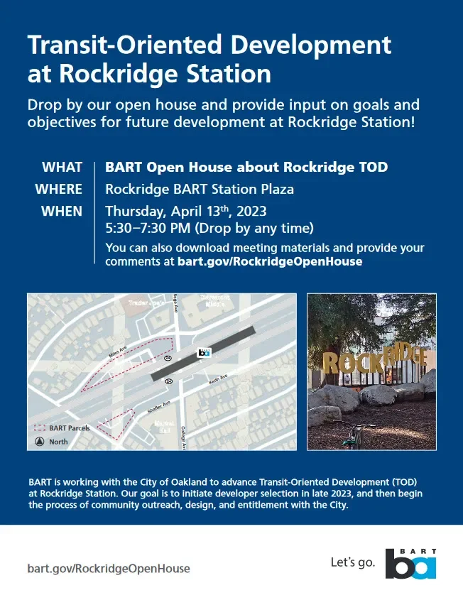Transit Oriented Development at Rockridge Station