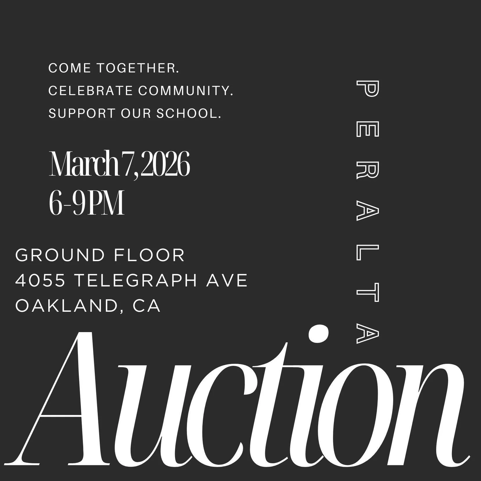 Peralta Elementary School Auction
