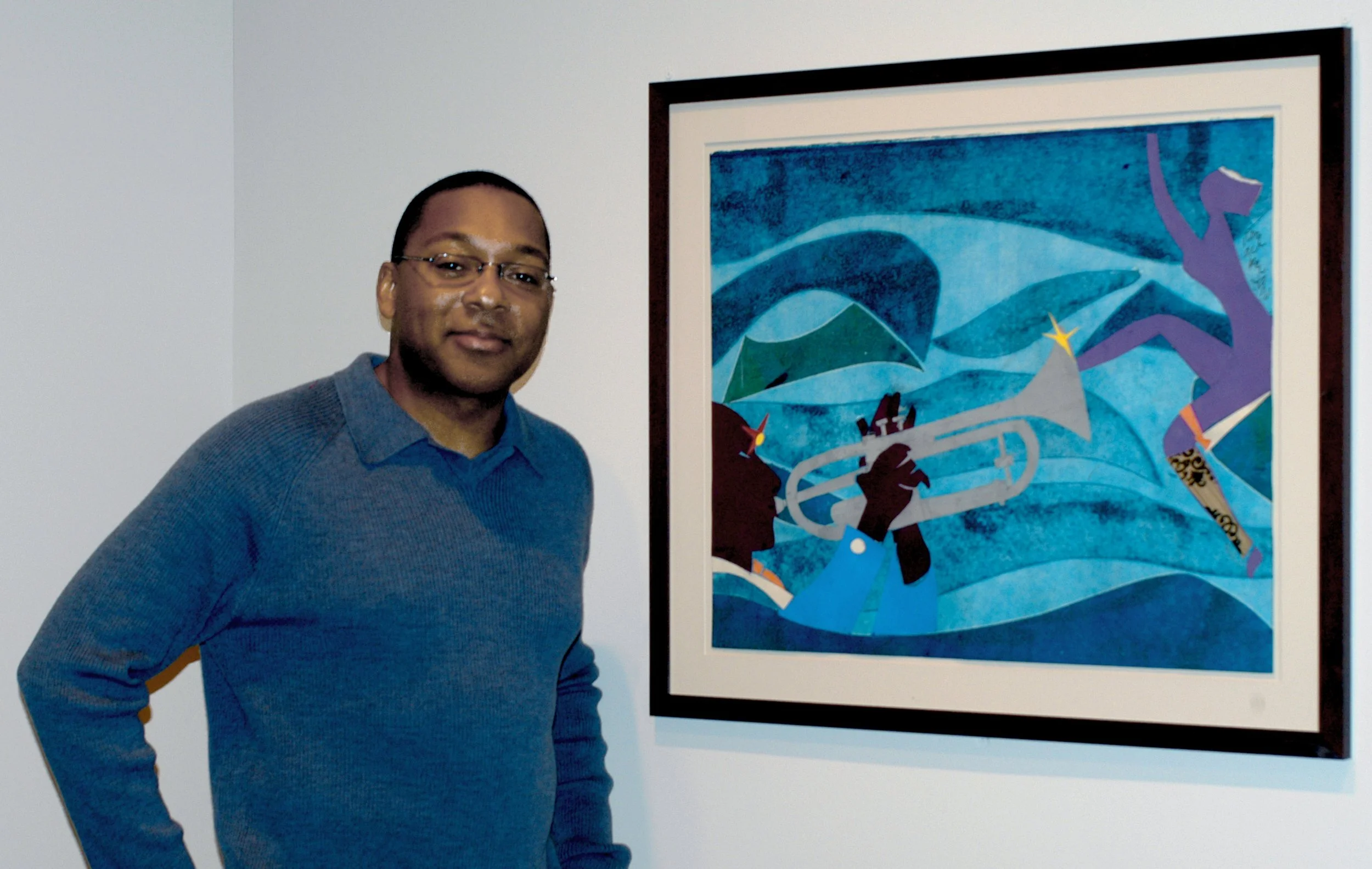 Wynton Marsalis-Romare Bearden exhibit 2003
