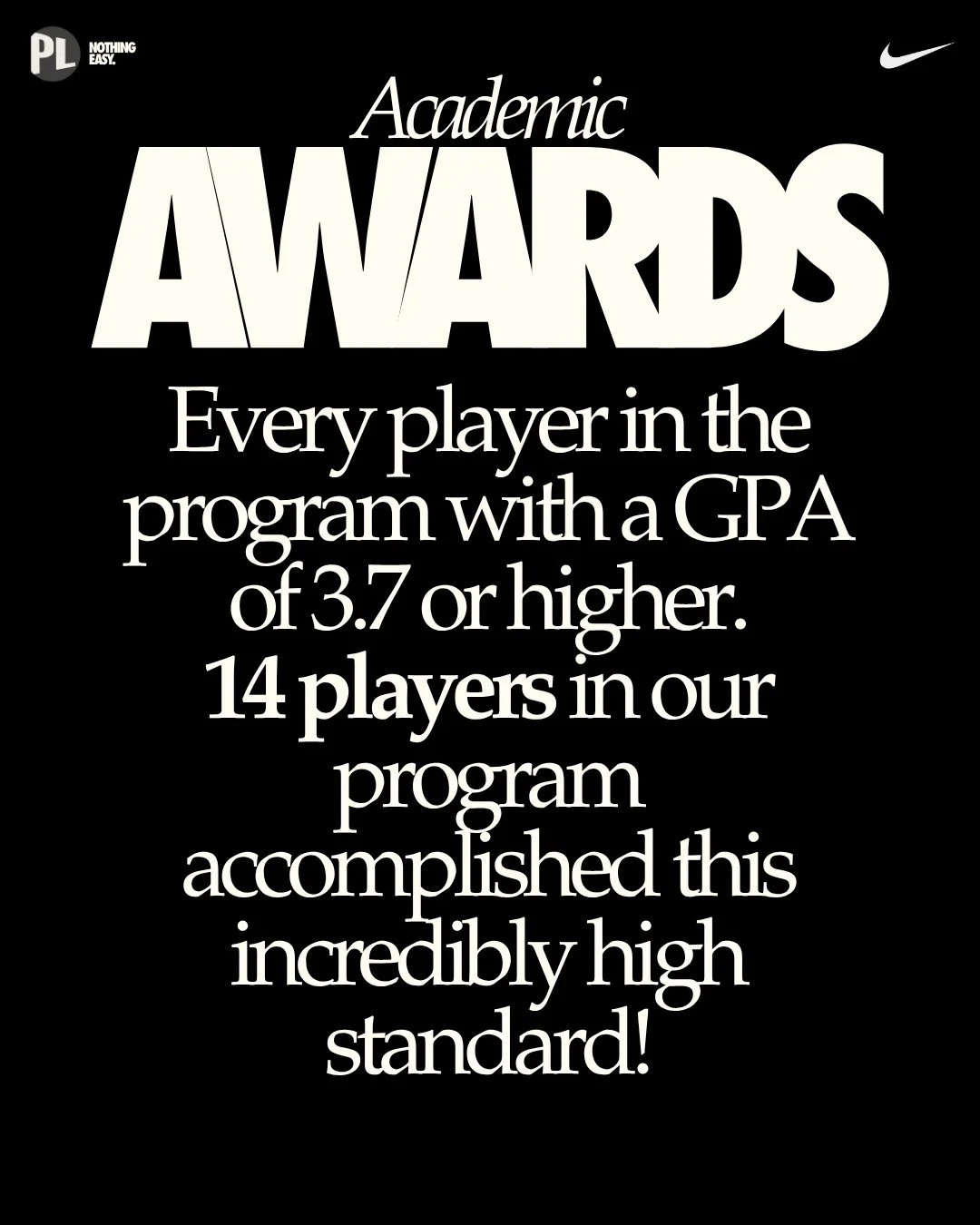 The Lakers work to excel both on and off the court, and we&rsquo;re honored to celebrate the 14 players in our program who achieved academic awards by maintaining a GPA higher than 3.7 #AcademicExcellence