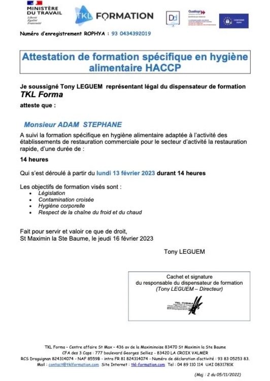 VENTE, FORMATION ET CONFORMITÉ