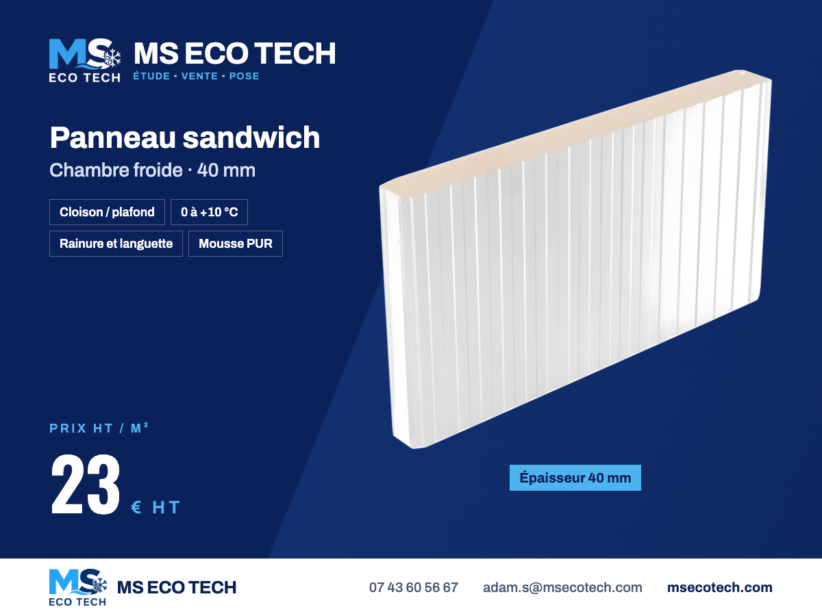 Panneaux sandwich isolants