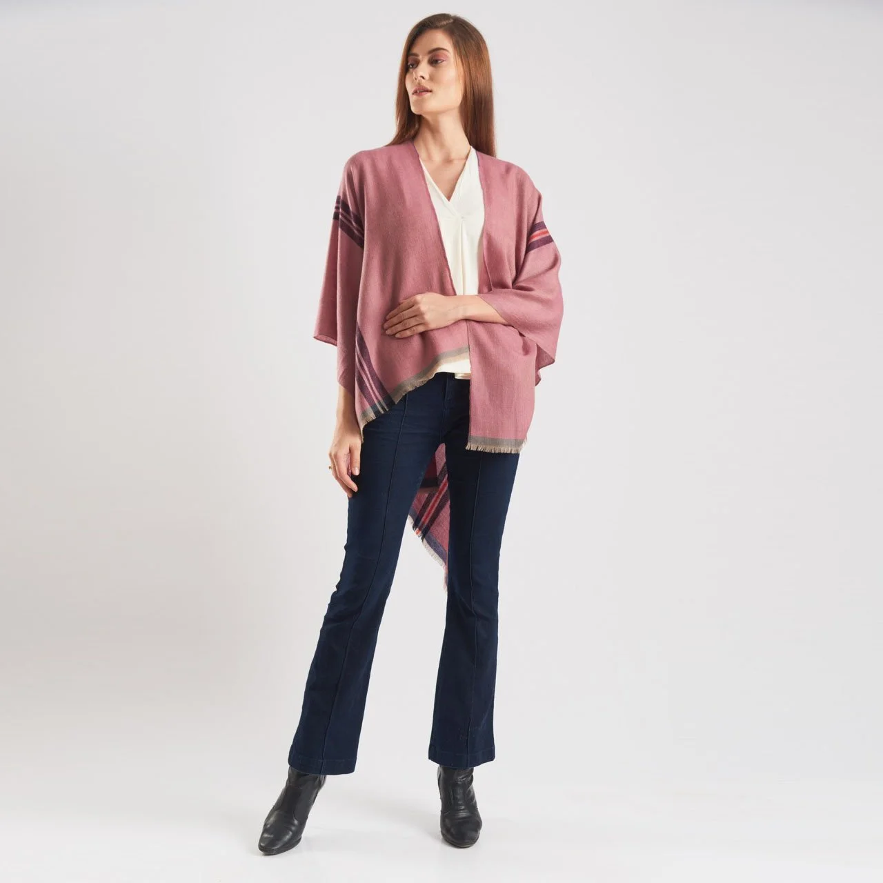 Gulnar Cashmere Poncho