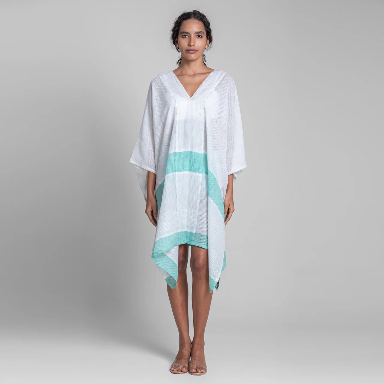 Soft Tide Linen Kaftan