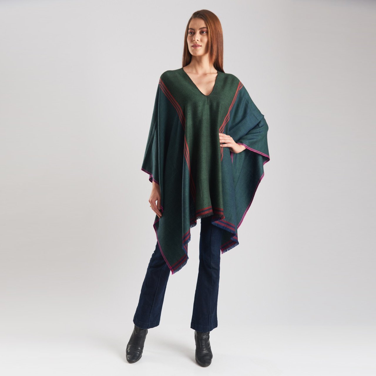Aranya Cashmere Poncho