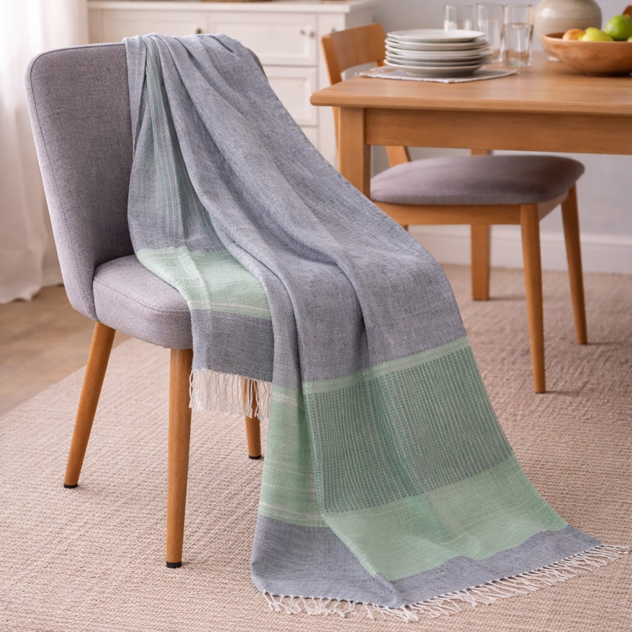 Mora Linen Blend Throw
