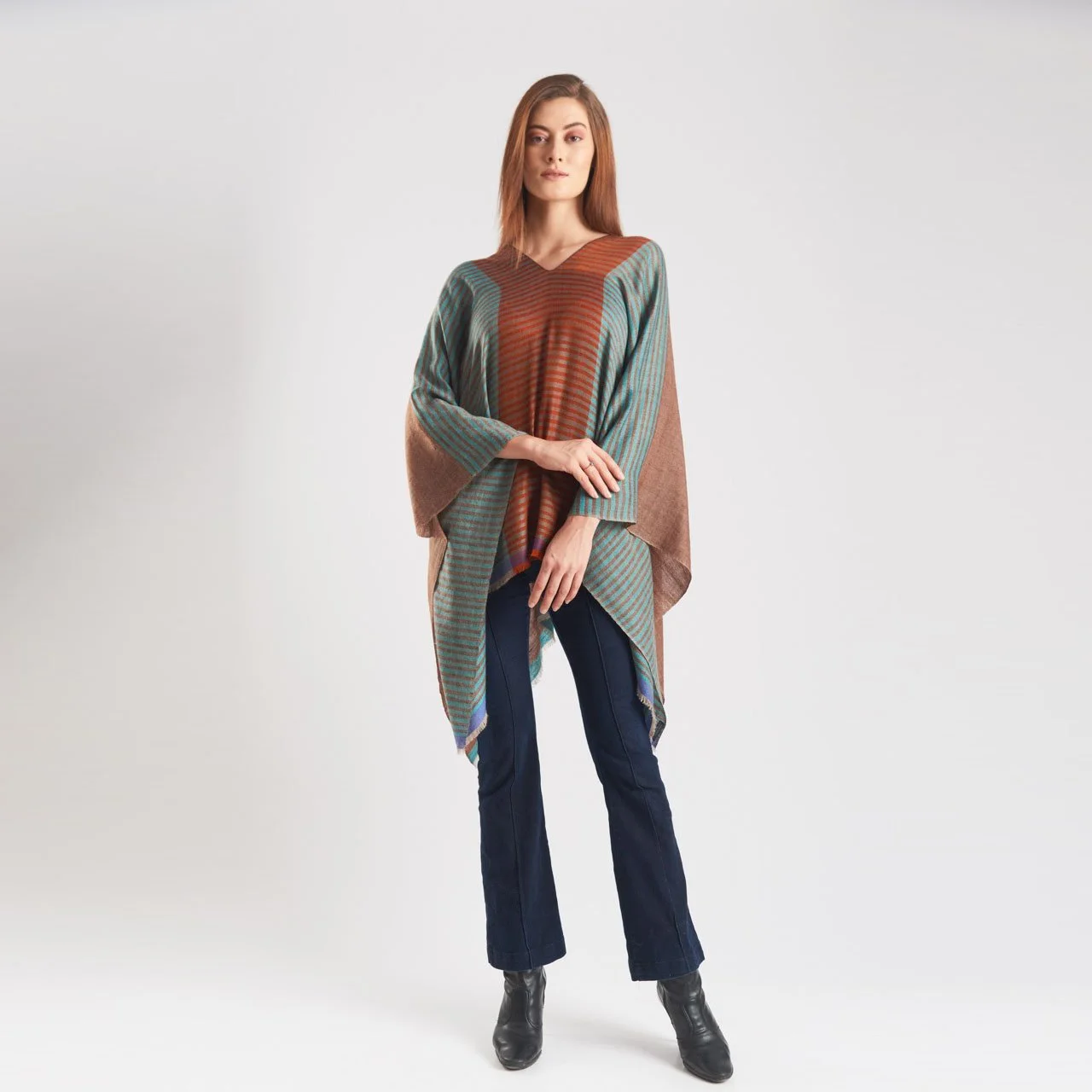 Sutra Cashmere Poncho