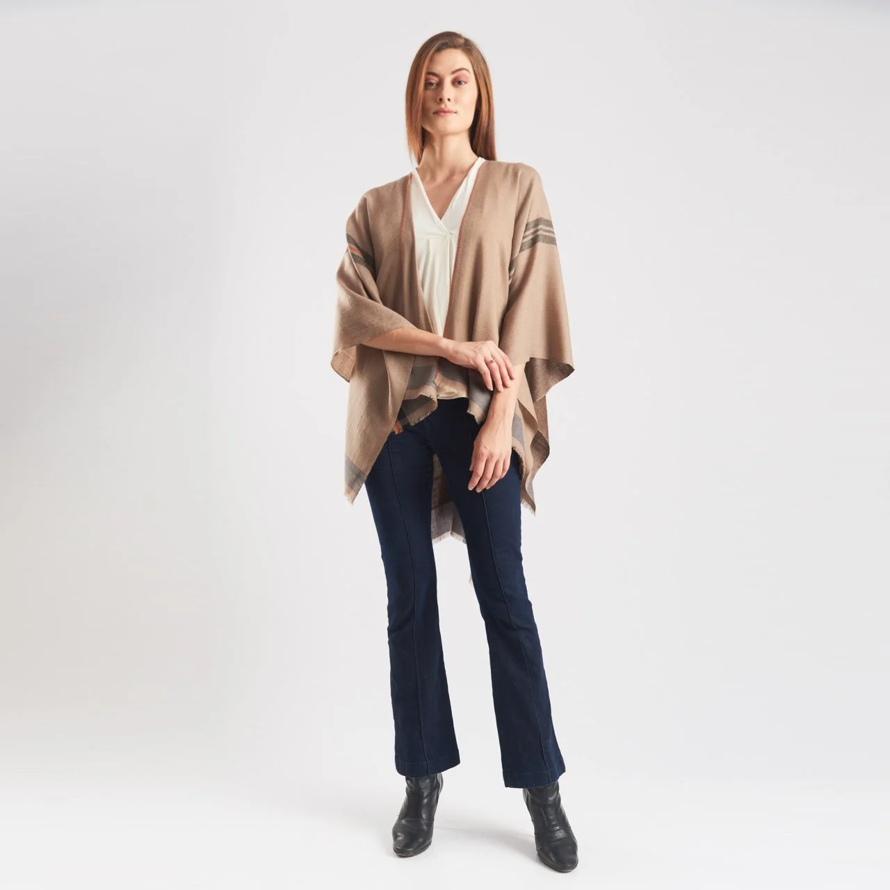 Aarzu Cashmere Poncho