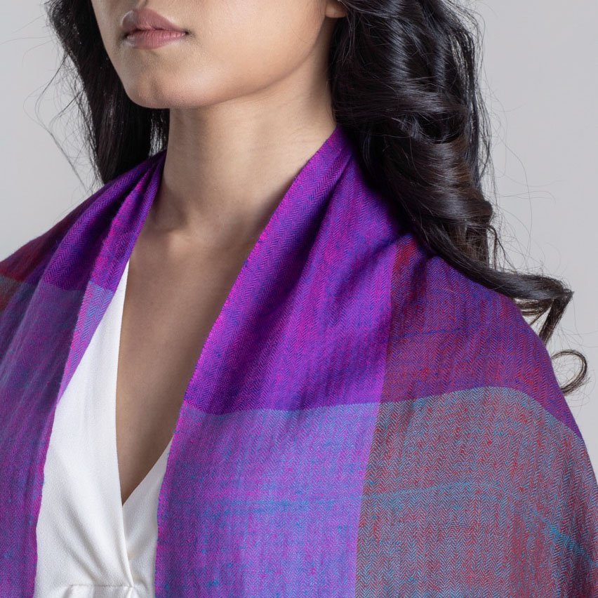 Solace Handwoven Cashmere Scarf