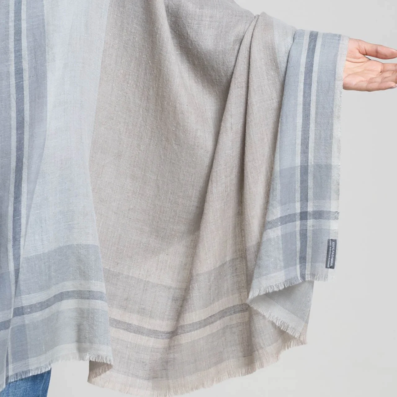 Mistline Handwoven Cashmere Shawl 