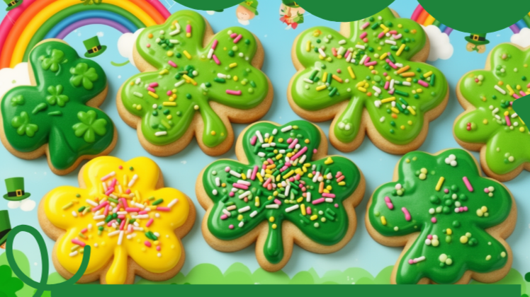 Kids Shamrock Cookie Decorating