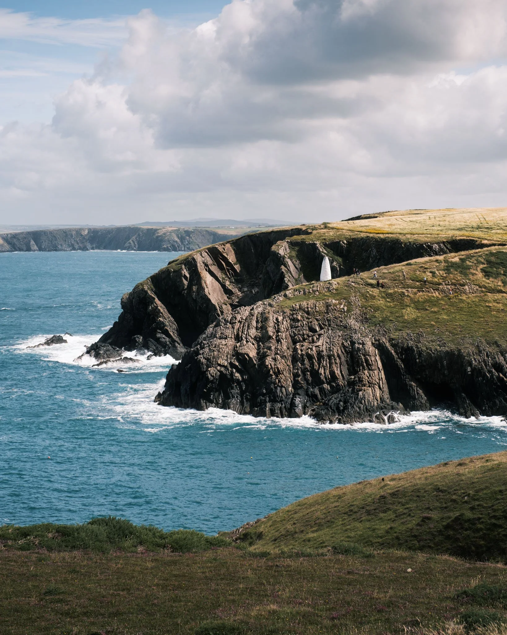 	
Wales: Pembrokeshire coast landscape. Outdoor reportage, regional promotion, and sustainable tourism by Guillaume Donsimoni.