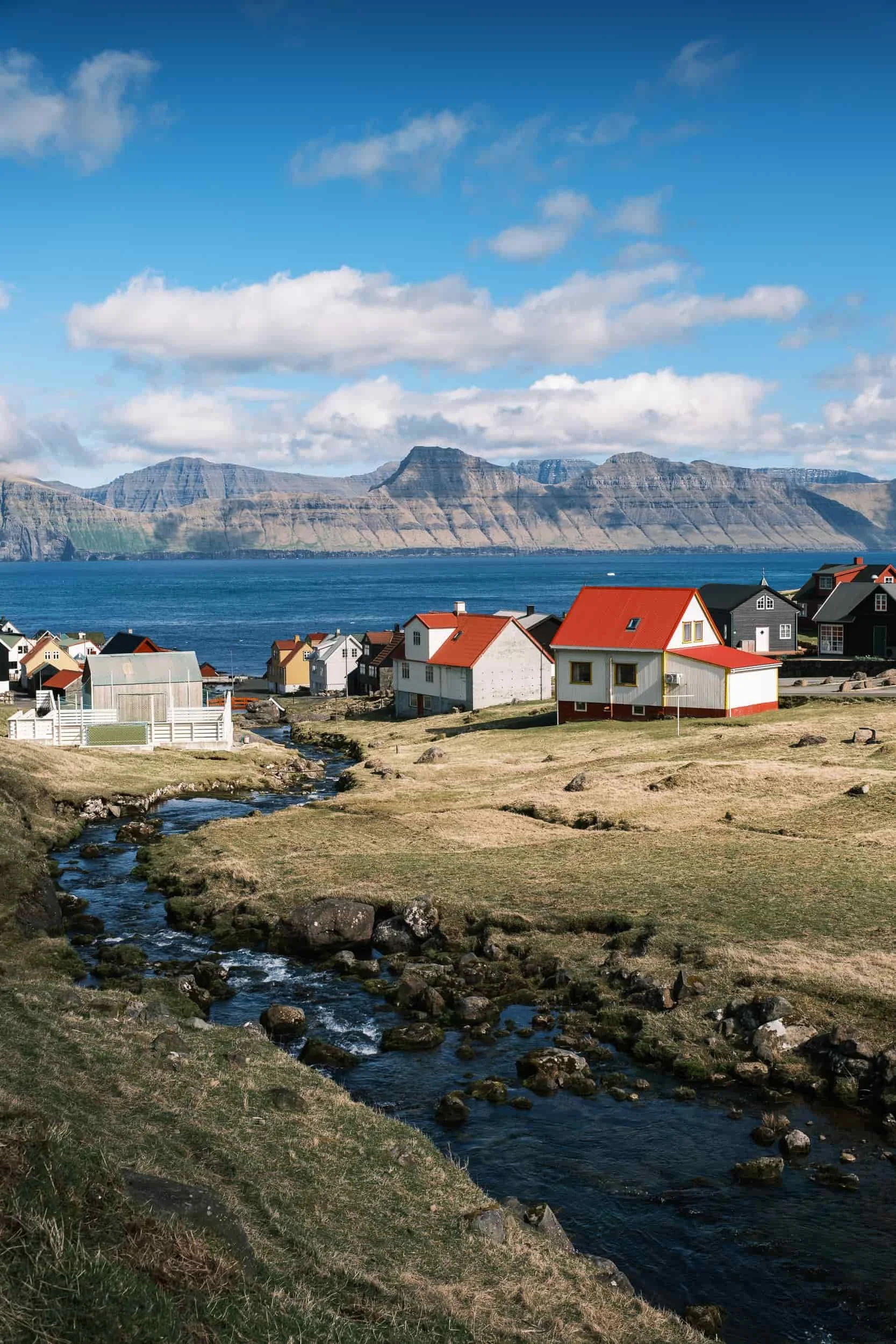 Maritime heritage: the natural harbor of Gjógv, Photo Editorial the attractiveness of territories.